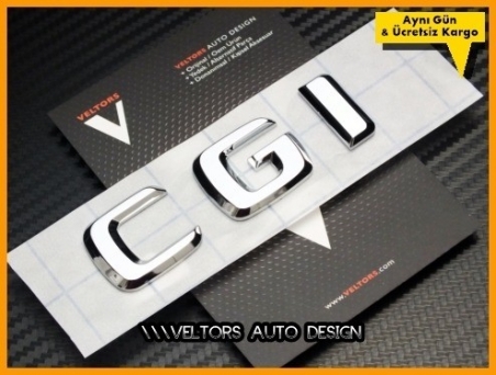 Mercedes CGI / cgi Bagaj Yazı Logo Amblem
