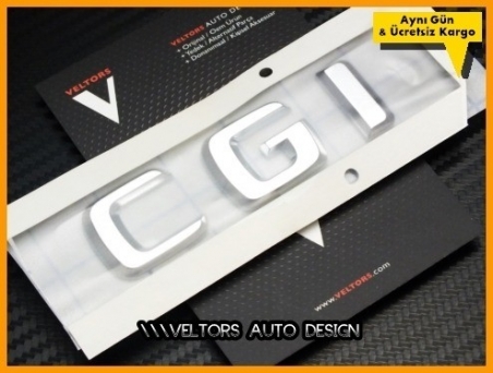 Mercedes CGI / cgi Bagaj Yazı Logo Amblem