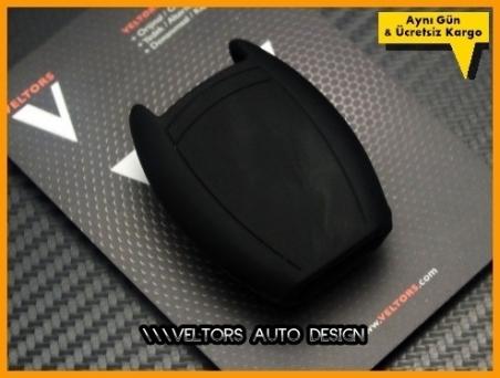 Mercedes Silikon Anahtar Koruma Kabı Kılıfı Logo Amblem