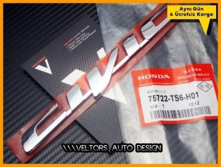 Honda Civic Orjinal Bagaj Yazı Logo Amblem