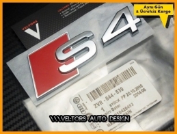 Audi A4 S Line S4 Bagaj Yazı Logo Amblem