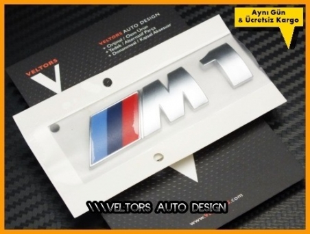 BMW E81 E82 E87 E88 F20 F21 Serisi M1 Bagaj Yazı Logo Amblem