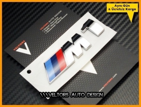 BMW E81 E82 E87 E88 F20 F21 Serisi M1 Bagaj Yazı Logo Amblem