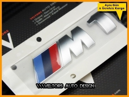 BMW E81 E82 E87 E88 F20 F21 Serisi M1 Bagaj Yazı Logo Amblem
