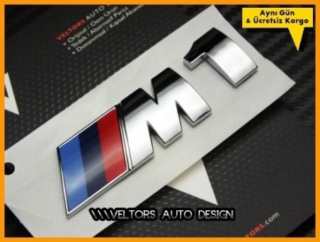 BMW E81 E82 E87 E88 F20 F21 Serisi M1 Bagaj Yazı Logo Amblem