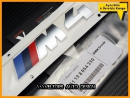 BMW F32 F33 F36 4 Serisi M4 Bagaj Yazı Logo Amblem BMW F32 F33 F36 4 Serisi M4 Bagaj Yazı Logo Amblem