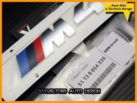 BMW F32 F33 F36 4 Serisi M4 Bagaj Yazı Logo Amblem