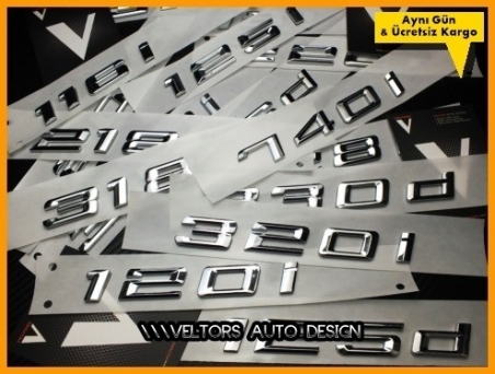 BMW E60 F10 F11 G30 G31 G32 5 Serisi Bagaj Yazı Logo Amblem