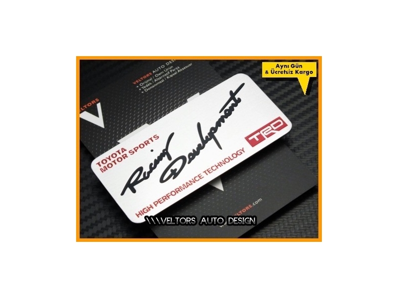 Toyota Motor Sports Art Plaket Logo Amblem Toyota Motor Sports Art Plaket Logo Amblem