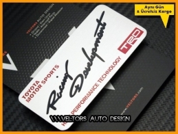 Toyota Motor Sports Art Plaket Logo Amblem Toyota Motor Sports Art Plaket Logo Amblem