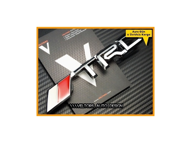 Toyota TRD Ön Izgara Yazı Logo Amblem