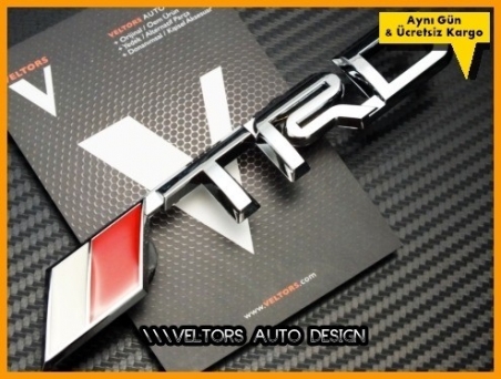 Toyota TRD Ön Izgara Yazı Logo Amblem