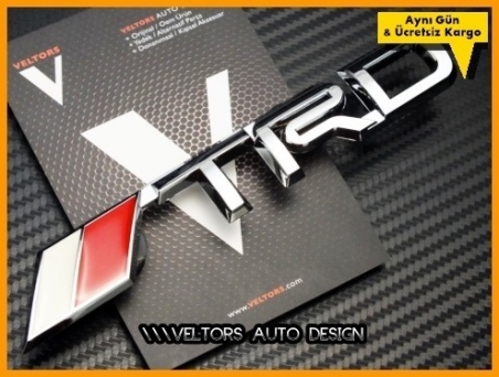 Toyota TRD Ön Izgara Yazı Logo Amblem