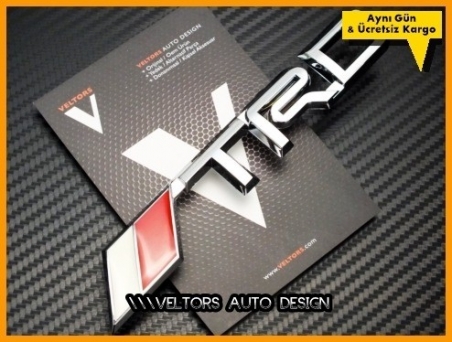 Toyota TRD Ön Izgara Yazı Logo Amblem