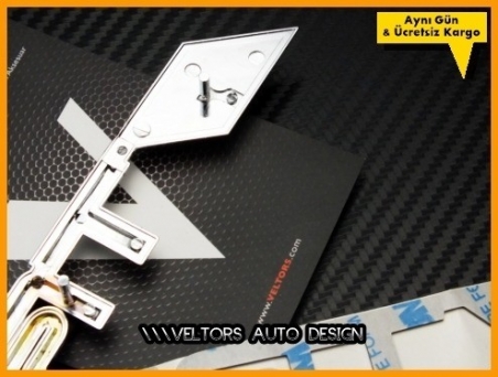 Toyota TRD Ön Izgara Yazı Logo Amblem