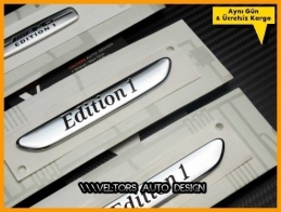 Mercedes AMG Edition 1 Logo Amblem Seti
