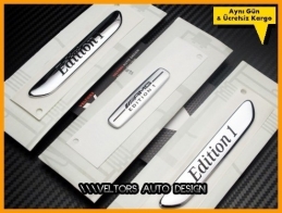 Mercedes AMG Edition 1 Logo Amblem Seti