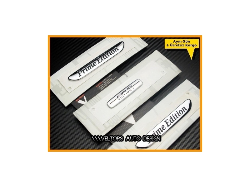 Mercedes AMG Prime Edition Logo Amblem Seti Mercedes AMG Prime Edition Logo Amblem Seti