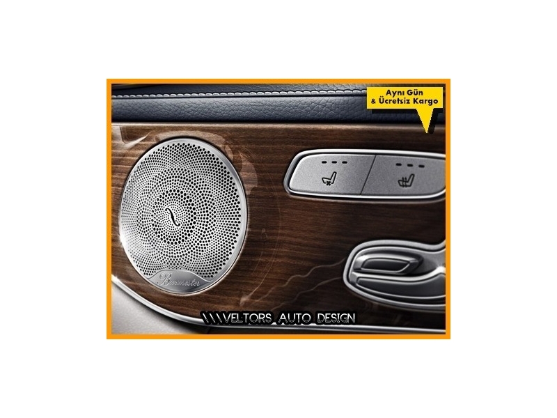 Mercedes W213 E Class Burmester Hoparlor Stereo Kapak Logo Amblem