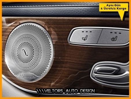 Mercedes W213 E Class Burmester Hoparlor Stereo Kapak Logo Amblem