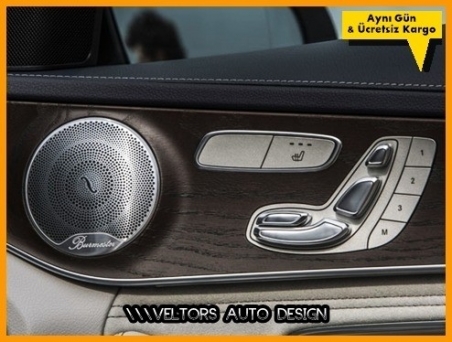 Mercedes W213 E Class Burmester Hoparlor Stereo Kapak Logo Amblem