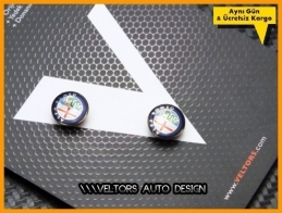 Alfa Romeo Kumanda Anahtar Logo Amblem Seti