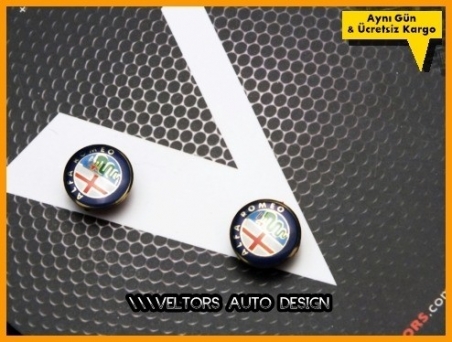 Alfa Romeo Kumanda Anahtar Logo Amblem Seti