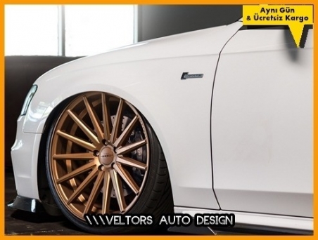 Audi Orjinal Supercharged Logo Amblem Seti