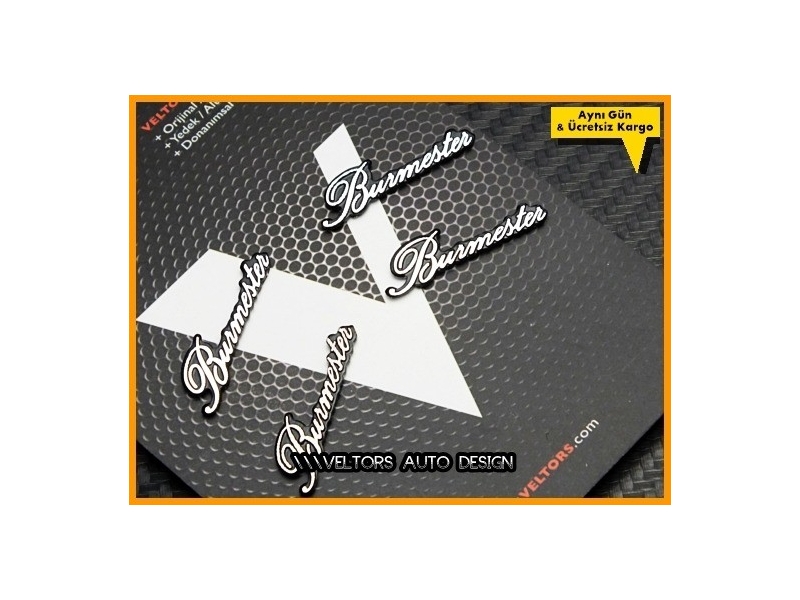 Mercedes Burmester Hoparlör Stereo Logo Amblem Seti