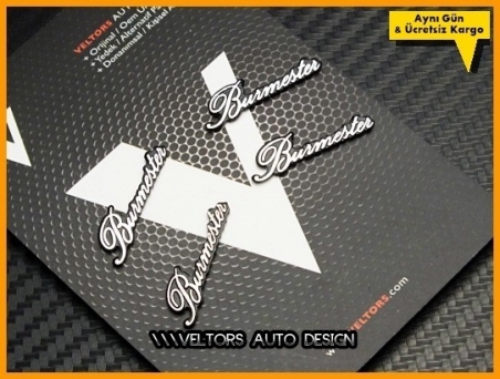 Mercedes Burmester Hoparlör Stereo Logo Amblem Seti