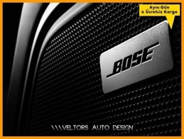 Mini BOSE Hoparlör Stereo Logo Amblem Seti