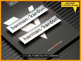 Land Rover Harman Kardon Stereo Hoparlör Logo Amblem Seti
