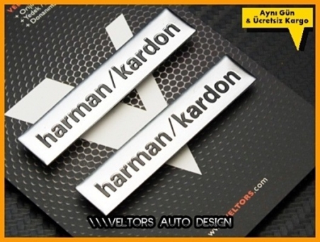 Land Rover Harman Kardon Stereo Hoparlör Logo Amblem Seti