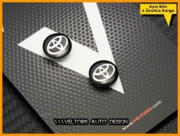 Toyota Anahtarlık Kumanda Logo Amblem Seti