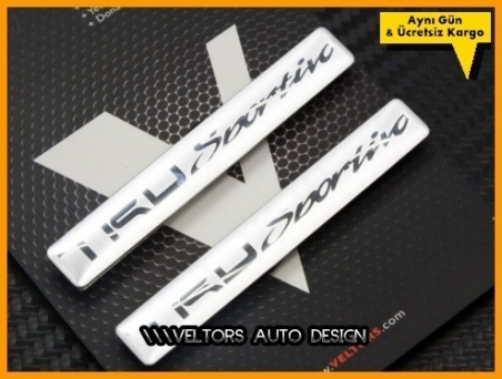 Toyota Sport Araç Logo Amblem Seti