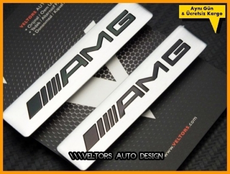 Mercedes AMG Koltuk Döşeme Logo Amblem Seti