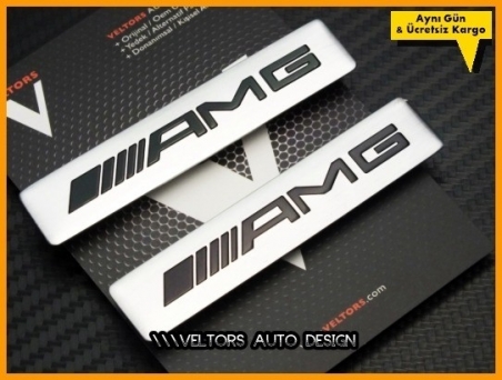 Mercedes AMG Koltuk Döşeme Logo Amblem Seti