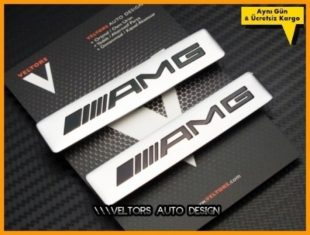 Mercedes AMG Koltuk Döşeme Logo Amblem Seti