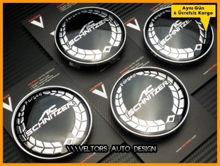BMW AC Schnitzer Logo Amblem Jant Göbeği Göbek Kapak Seti