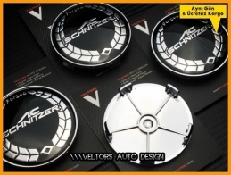 BMW AC Schnitzer Logo Amblem Jant Göbeği Göbek Kapak Seti