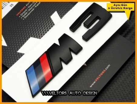 BMW 3 Serisi Orjinal M3 Bagaj Yazı Logo Amblem