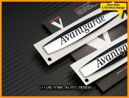 Mercedes Avantgarde Yan Logo Amblem Seti
