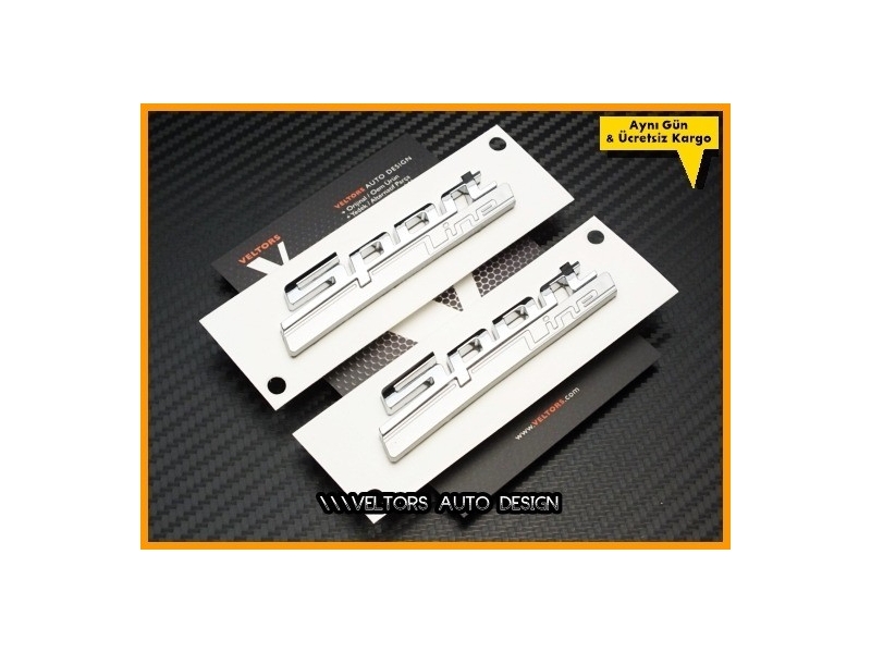 BMW Sport Line Yan Logo Amblem Seti BMW Sport Line Yan Logo Amblem Seti