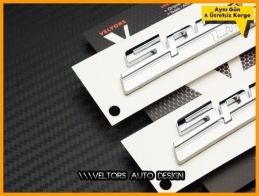 BMW Sport Line Yan Logo Amblem Seti BMW Sport Line Yan Logo Amblem Seti