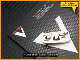 VW Golf Polo Kumanda Anahtar Eklenti Logo Amblem
