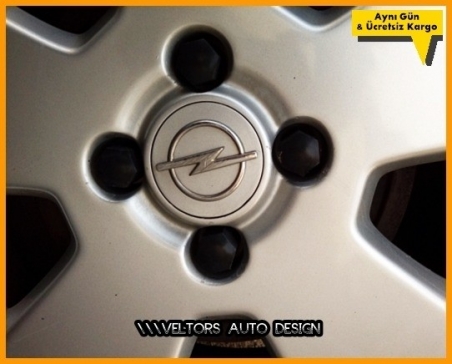Opel Logo Amblem Jant Göbeği Göbek Kapak Seti