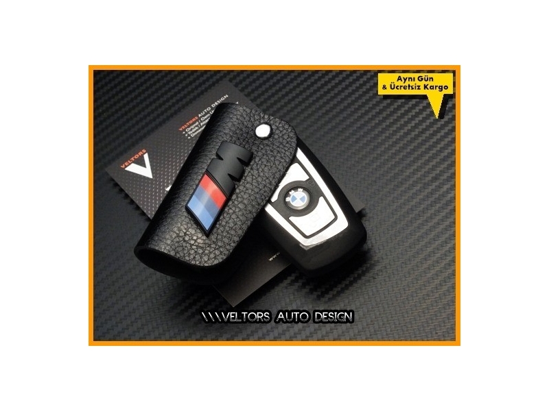 BMW Gerçek Deri M Logo Amblem Anahtarlık BMW Gerçek Deri M Logo Amblem Anahtarlık