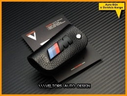 BMW Gerçek Deri M Logo Amblem Anahtarlık BMW Gerçek Deri M Logo Amblem Anahtarlık
