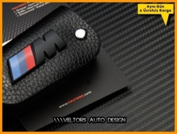 BMW Gerçek Deri M Logo Amblem Anahtarlık BMW Gerçek Deri M Logo Amblem Anahtarlık