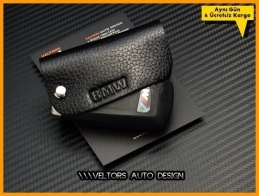 BMW Gerçek Deri M Logo Amblem Anahtarlık BMW Gerçek Deri M Logo Amblem Anahtarlık